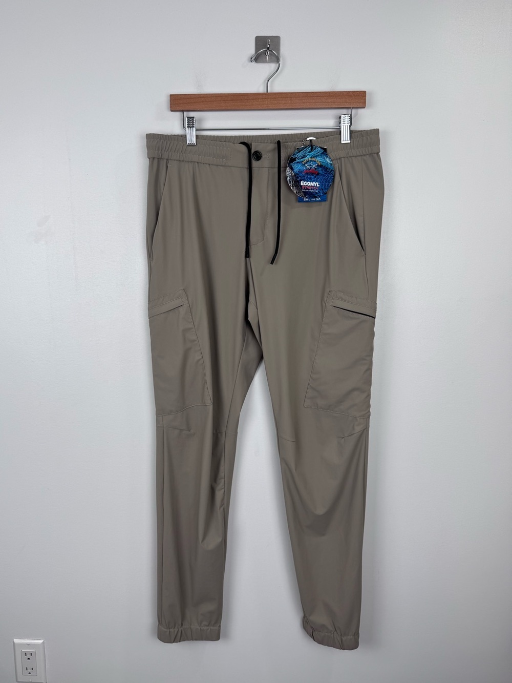 NWT Paul & Shark Men Yachting‎ Tan Stretch Pant Size 34